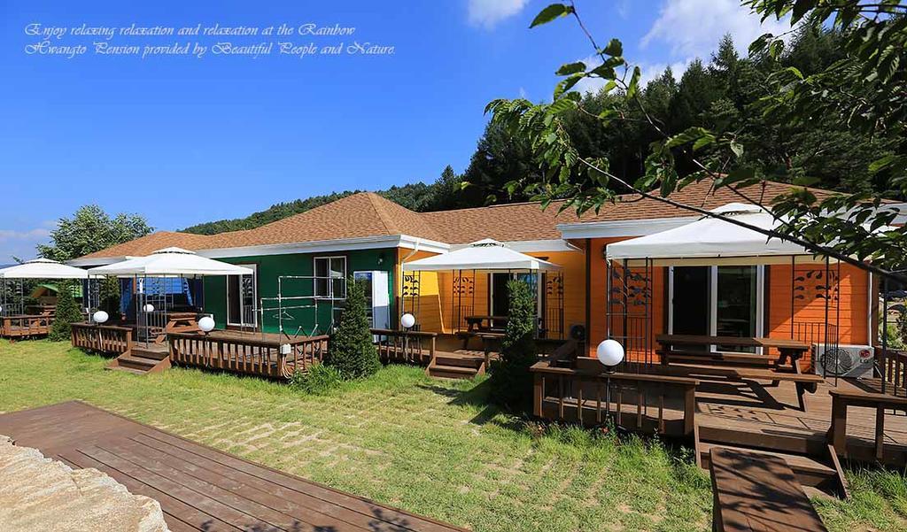 Rainbow Hwangto Pension Pyeongchang Eksteriør billede