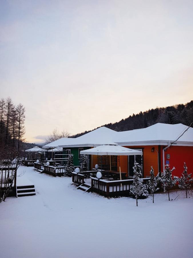 Rainbow Hwangto Pension Pyeongchang Eksteriør billede